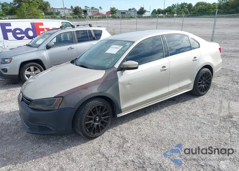 2013 Volkswagen Jetta 2.5L Se из США, поврежденный, VIN 3VWDP7AJ9DM247515